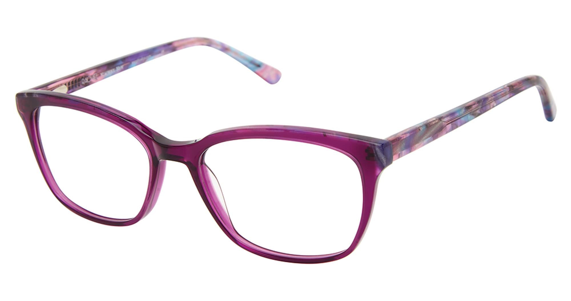 RACHEL Rachel Roy IDEAL Ladies Eyeglasses, EGGPLANT