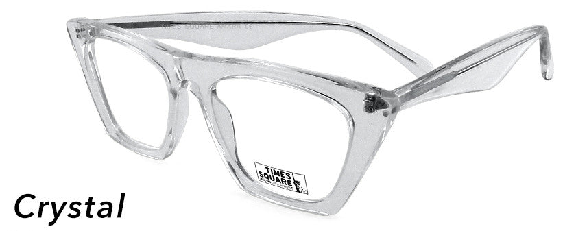 Smilen Eyewear Times Square Times Square Amara Eyeglasses, Crystal