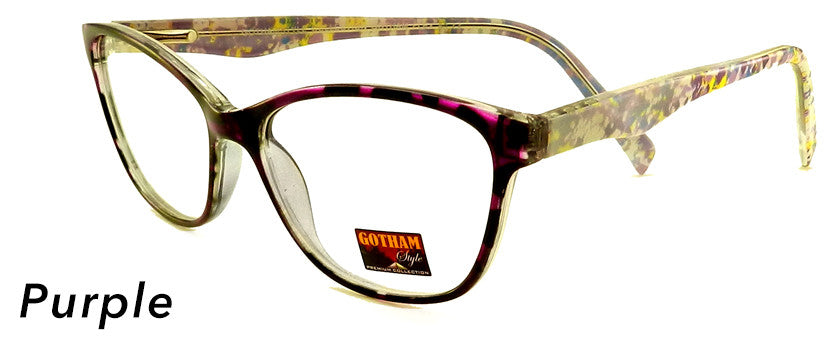 Smilen Eyewear Gotham Flex GothamStyle Flex 80 Eyeglasses, Purple