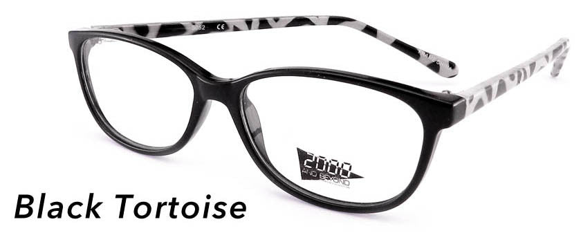 Smilen Eyewear 2000 & Beyond 2000 &amp; Beyond 3052 Eyeglasses, Black Tortoise