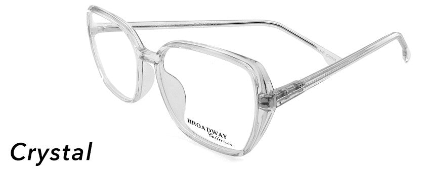 Smilen Eyewear Broadway Broadway Flex 20 Eyeglasses, Crystal
