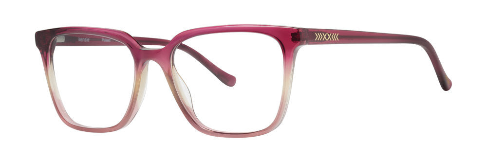 Kensie Eyewear Poised Full Frame Ladies Eyeglasses, Cherry Blossom