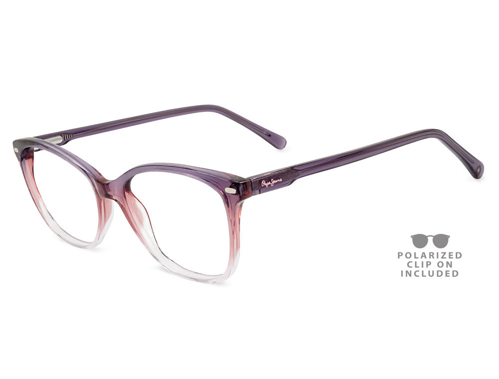 Pepe Jeans PJ3495 Ladies Eyeglasses, C-13 Eggplant-Pink Fade