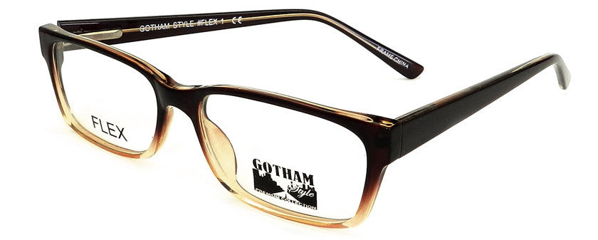 Smilen Eyewear Gotham Flex GothamStyle Flex 1 Eyeglasses, Black