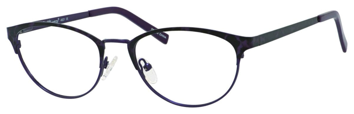 Ernest Hemingway H4821 Full Frame Ladies Eyeglasses, Eggplant