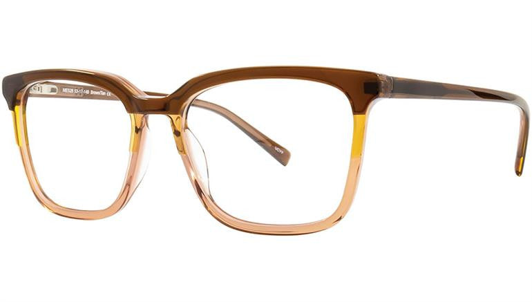 Match Eyewear 528 Full Frame Ladies Eyeglasses, Brown-Tan