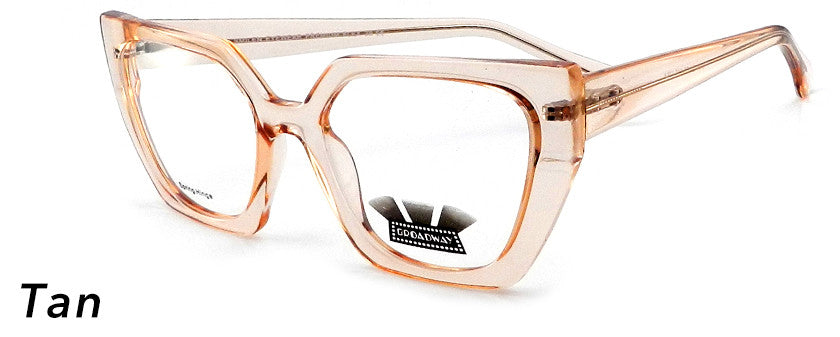 Smilen Eyewear Broadway Broadway Flex+ 28 Eyeglasses, Tan