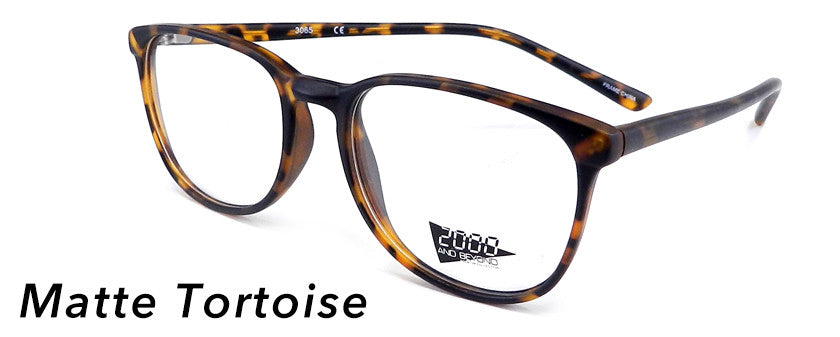 Smilen Eyewear 2000 & Beyond 2000 &amp; Beyond Matte 3065* Eyeglasses, Matte Tortoise