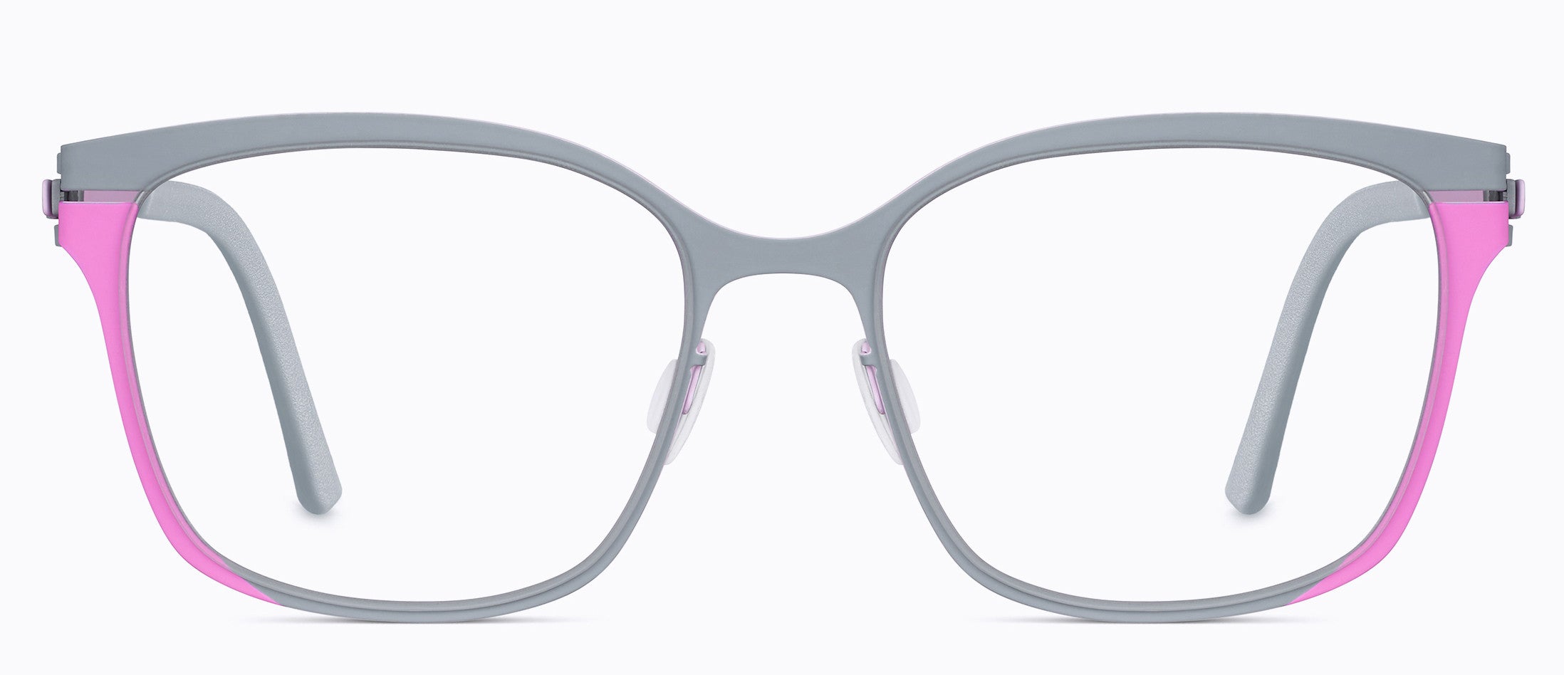 Ovvo Optics 6060 Ladies Eyeglasses, 93A powder gray-bubble gum-powder pink
