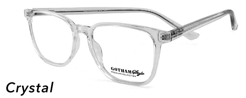 Smilen Eyewear Gotham Flex GothamStyle Flex 83 Eyeglasses, Crystal