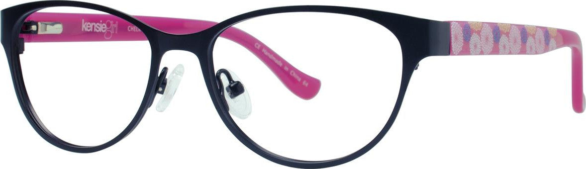 Kensie Eyewear Cheer Kids Eyeglasses, Black