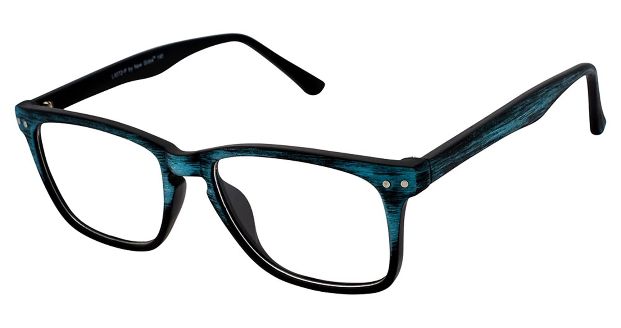 New Globe L4072-P Ladies Eyeglasses, TEAL GRAIN