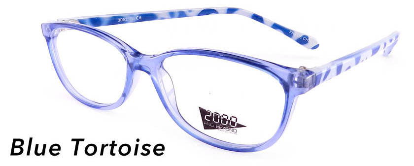 Smilen Eyewear 2000 & Beyond 2000 &amp; Beyond 3052 Eyeglasses, Blue Tortoise