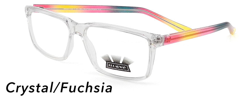 Smilen Eyewear Broadway Broadway Drama* Eyeglasses, Crystal Fuchsia