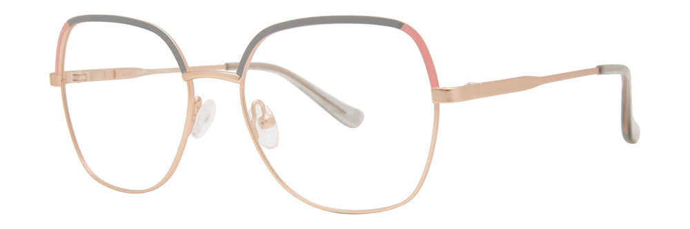 Kensie Eyewear Shade Full Frame Ladies Eyeglasses, Grey Tortoise