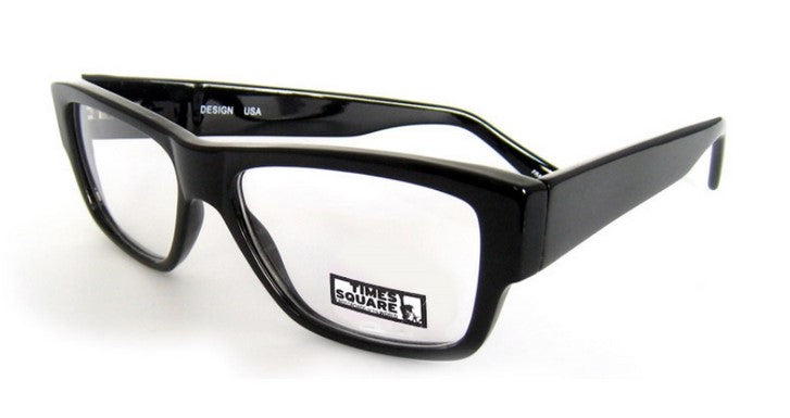 Smilen Eyewear Captain Mens Eyeglasses, Black