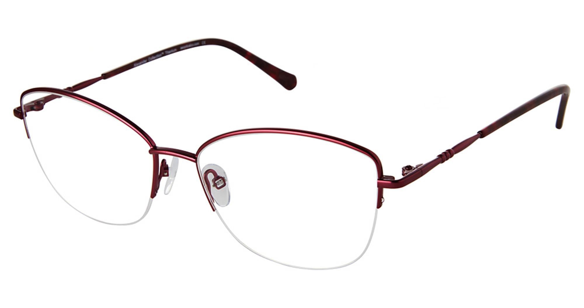 Alexander Collection LILIANA Ladies Eyeglasses, WINE