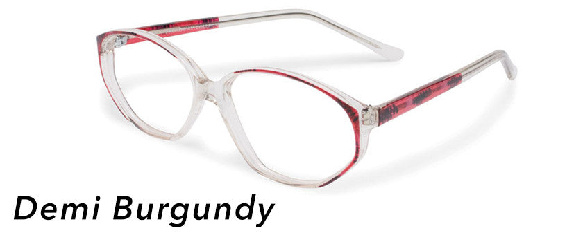 Smilen Eyewear Broadway Broadway Gina Eyeglasses, Demi Burgundy