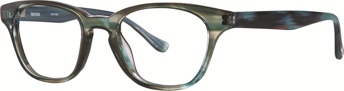 Kensie Eyewear Contrast Ladies Eyeglasses, Emerald