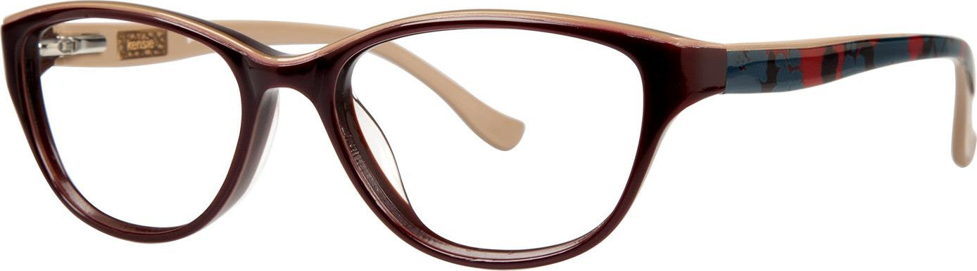 Kensie Eyewear Gorgeous Ladies Eyeglasses, Burgundy