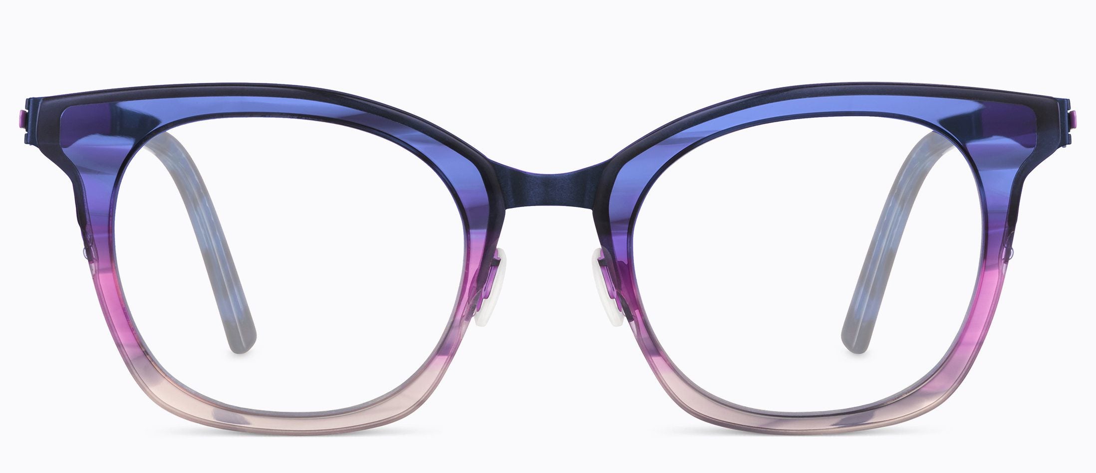 Ovvo Optics 6004 Ladies Eyeglasses, 655C-34C midnight-bubble gum w- twilight