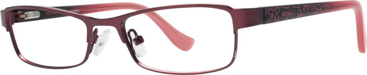 Kensie Eyewear Bright Kids Eyeglasses, Red