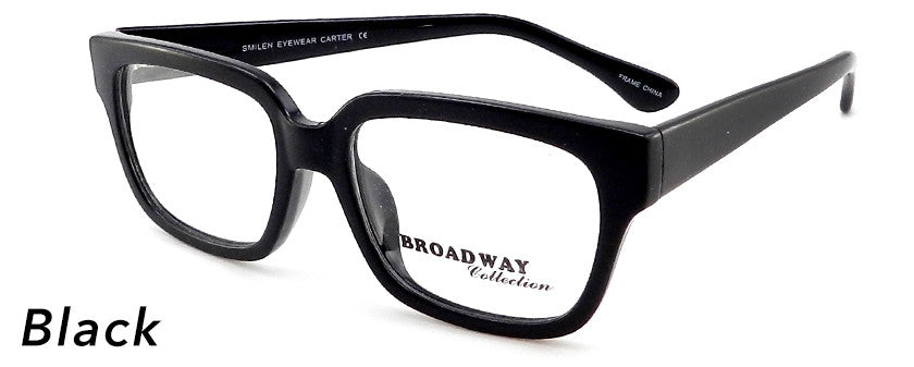 Smilen Eyewear Broadway Broadway Carter Eyeglasses, Black