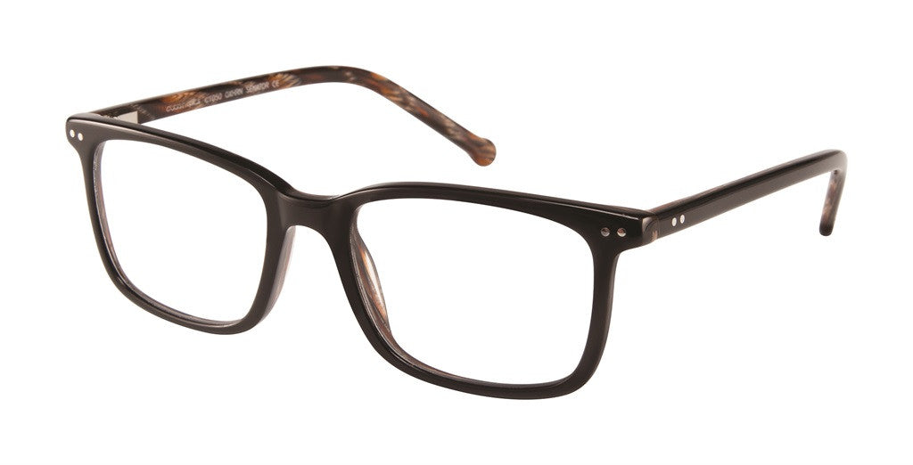 Colors In Optics C1050 SENATOR Eyeglasses, OXHRN BLACK-WALNUT GRAIN