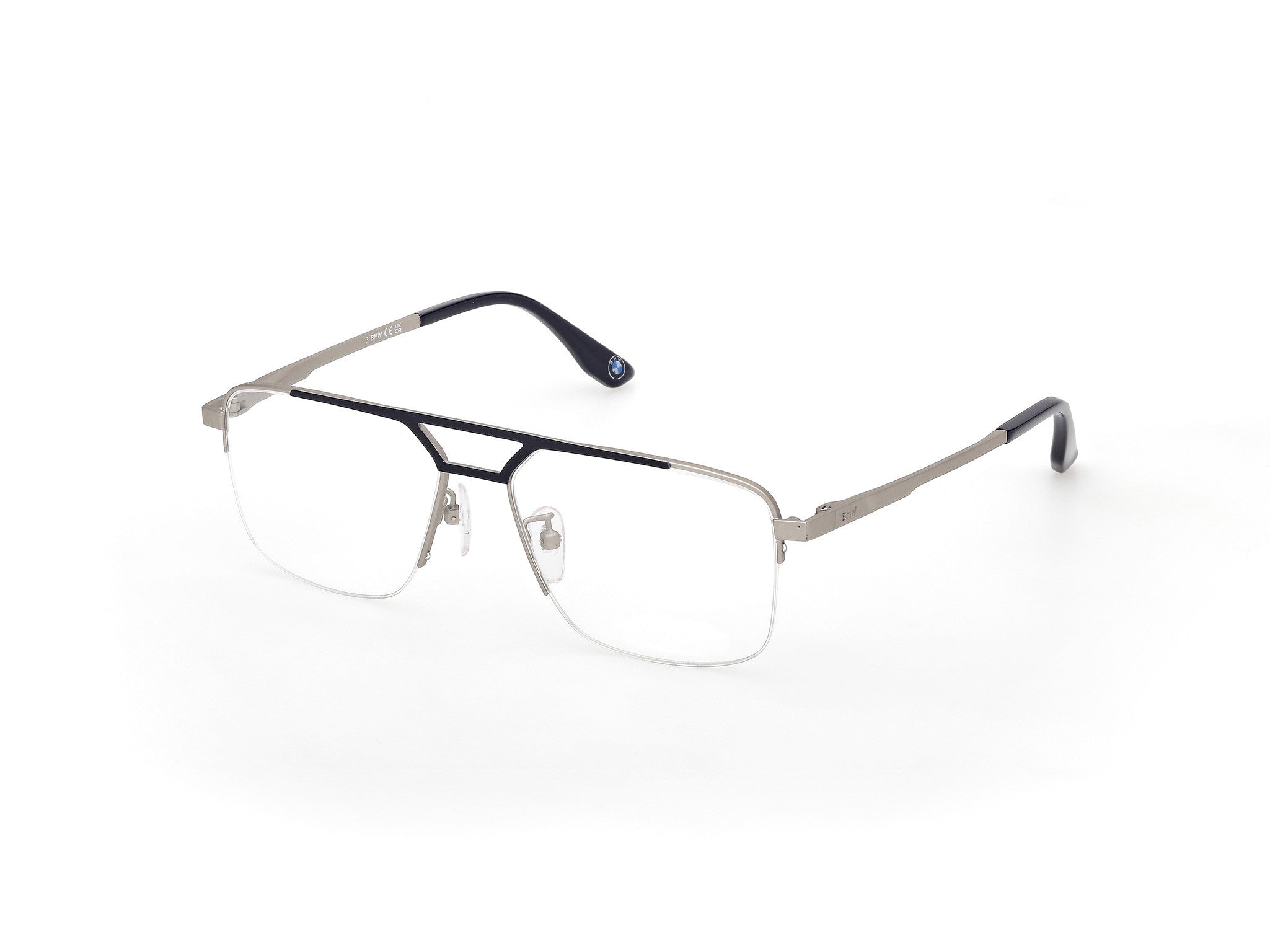 BMW Eyewear BW5085-H Mens Clip, 016 - Havana-Havana - Shiny Pale Gold
