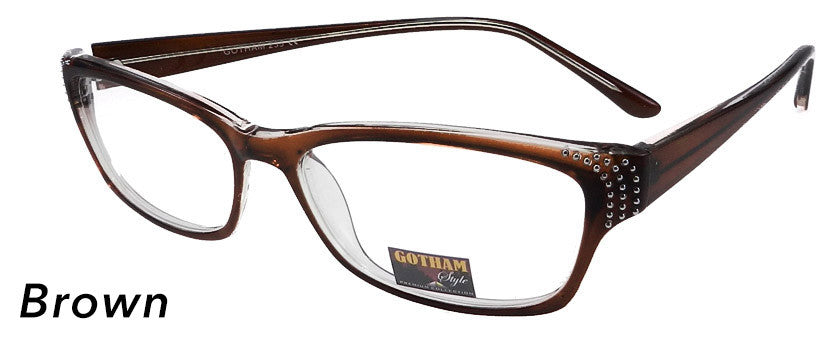 Smilen Eyewear Gotham Premium GothamStyle 235* Eyeglasses, Brown