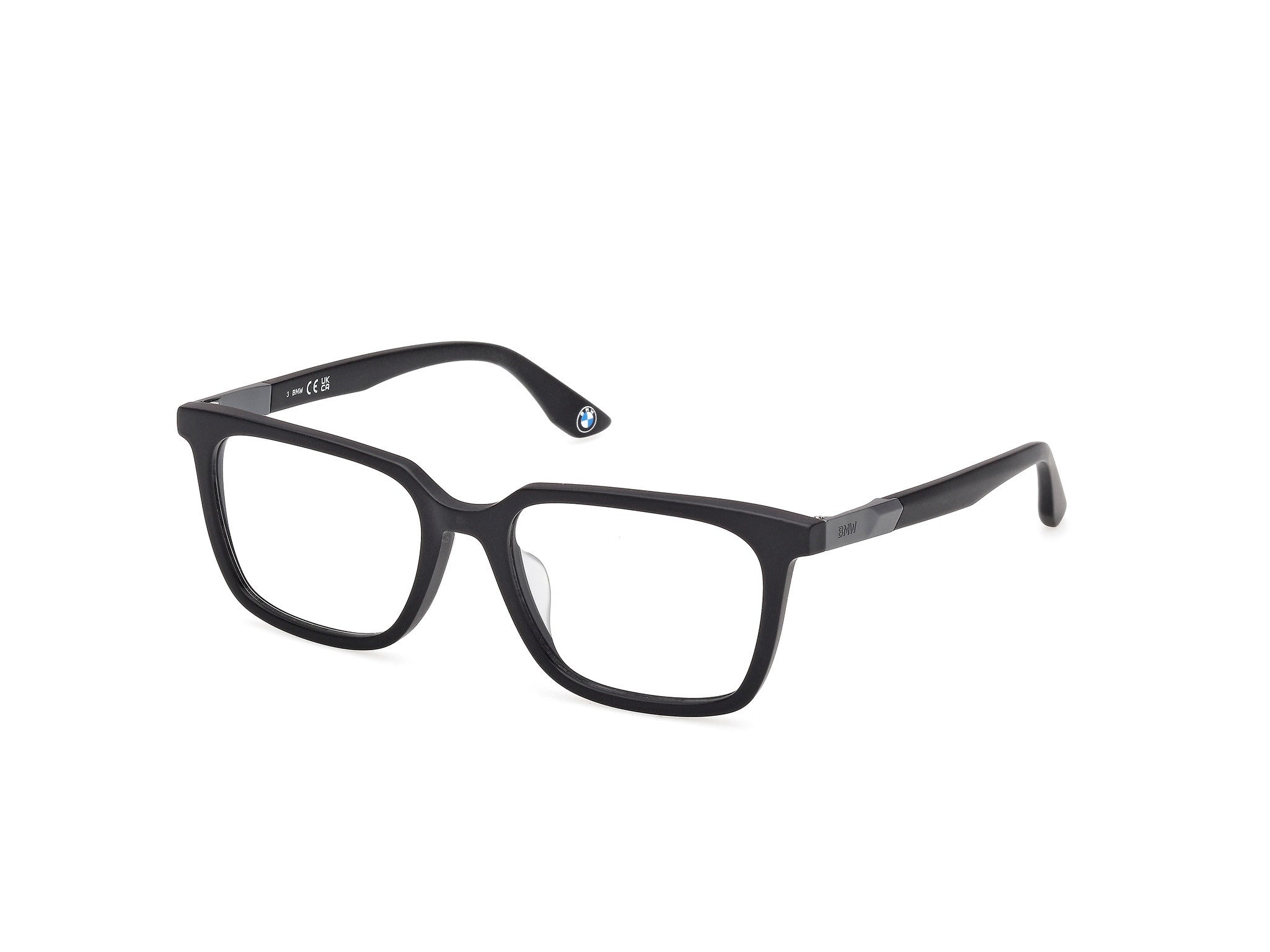 BMW Eyewear BW5100-H Mens Eyeglasses, 002 - Matte Black - Matte Black
