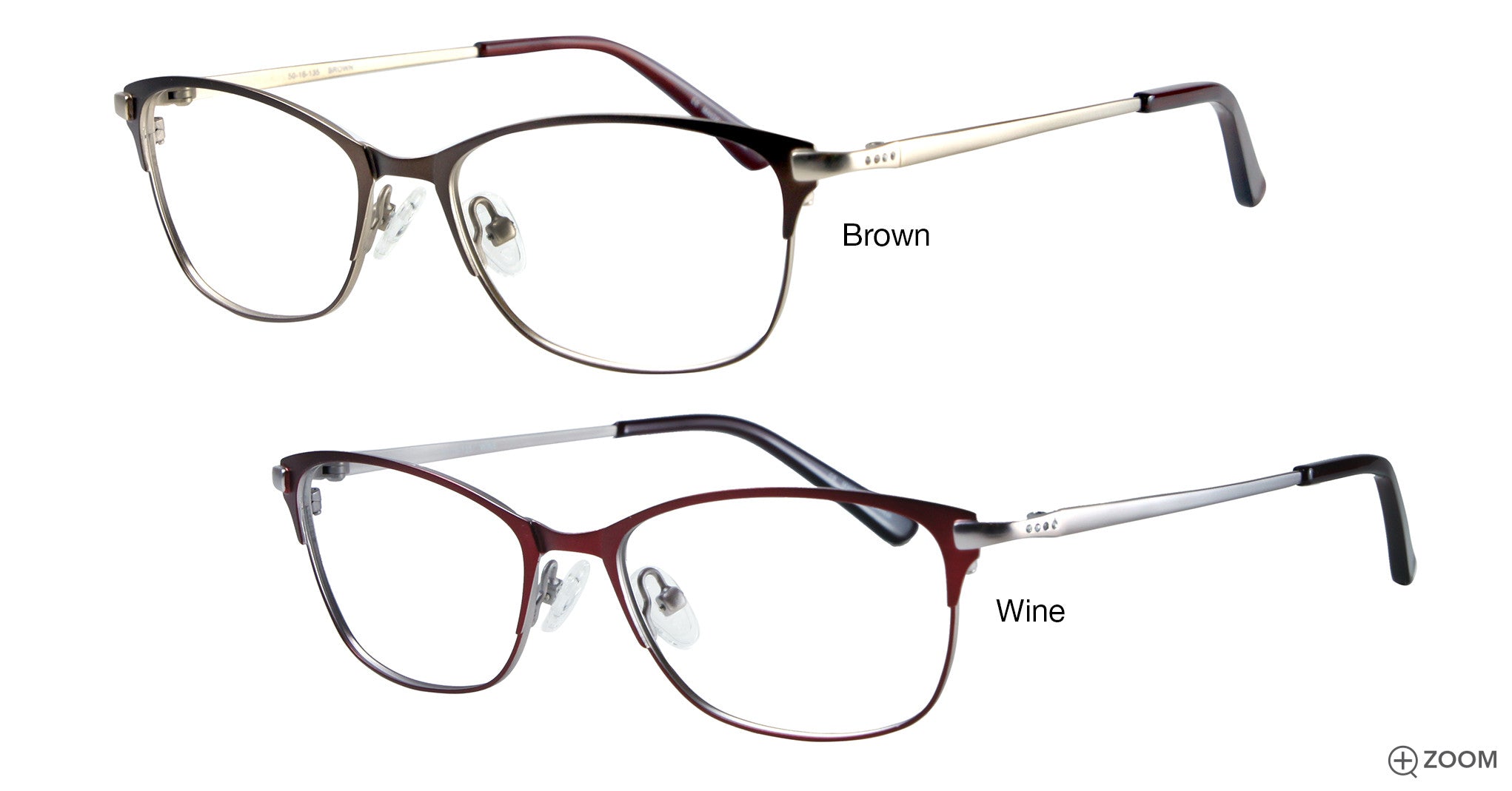 Bulova Kumasi Full Frame Ladies Eyeglasses, Wine