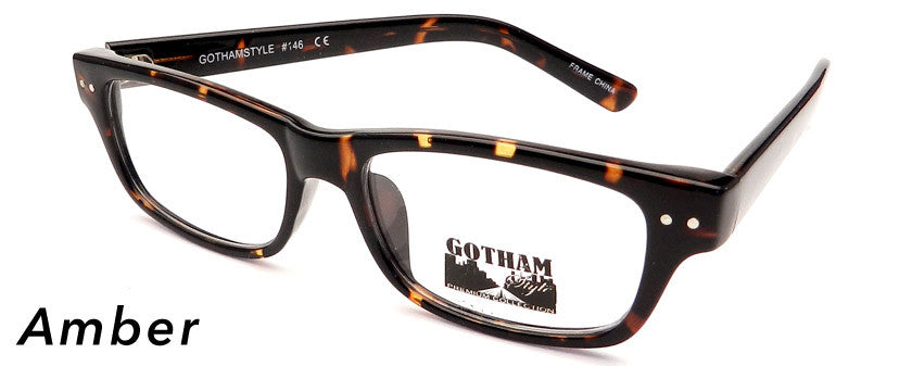 Smilen Eyewear Gotham Premium GothamStyle 146* Eyeglasses, Amber