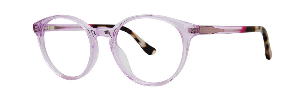 Kensie Eyewear Fly Full Frame Ladies Eyeglasses, Pink Crystal