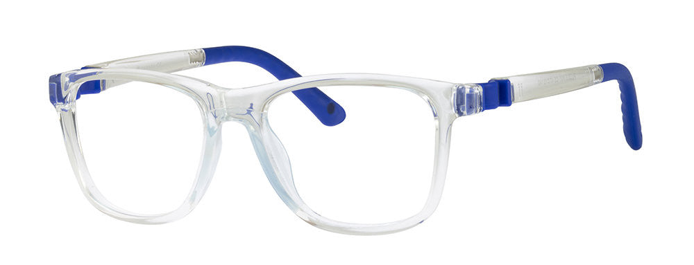 Indii Kids IN31-PUZZLE Kids Eyeglasses, C5 CRYS-BLUE IN31-C5 PUZZLE  CRYSTAL-BLUE 47-15-140
