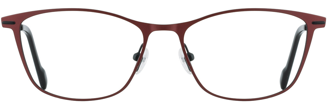 Scott Harris 744 Ladies Eyeglasses, 3 - Wine - Black