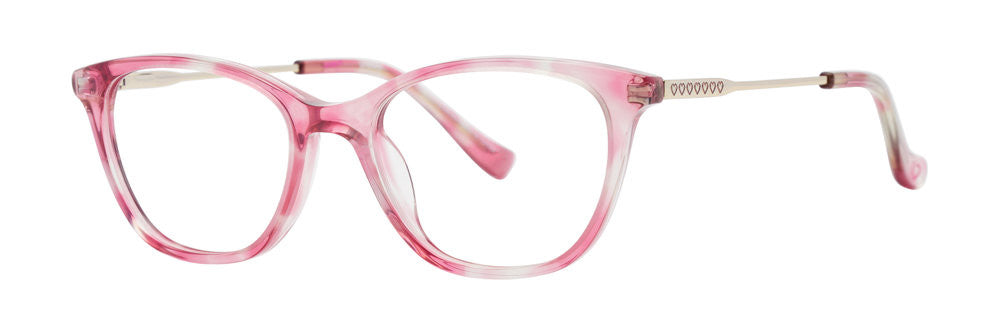 Kensie Eyewear Breezy Full Frame Ladies Eyeglasses, Pink Clouds