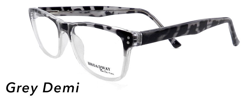 Smilen Eyewear Broadway Broadway Flex 15 Eyeglasses, Grey Demi