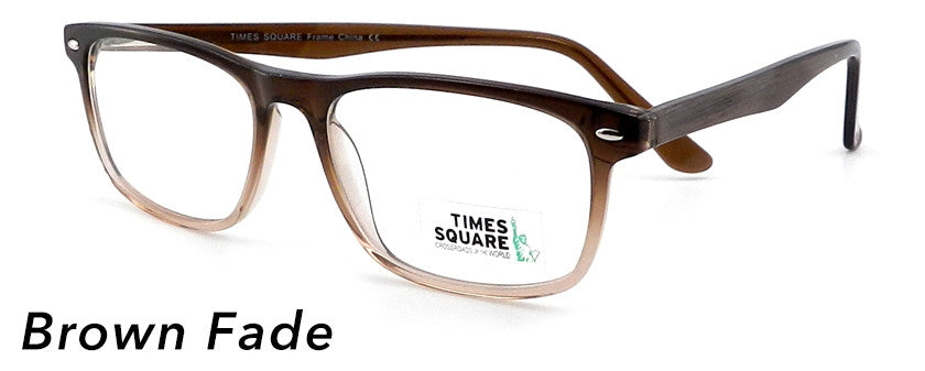 Smilen Eyewear Times Square Times Square Next Eyeglasses, Brown Fade