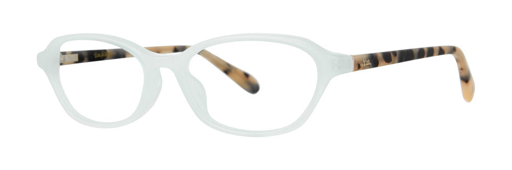 Lilly Pulitzer Girls Lizzi Mini Full Frame Ladies Eyeglasses, Mint Chip