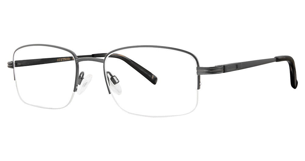Stetson Eyewear Stetson 333 Mens Eyeglasses, 021 Shiny Black
