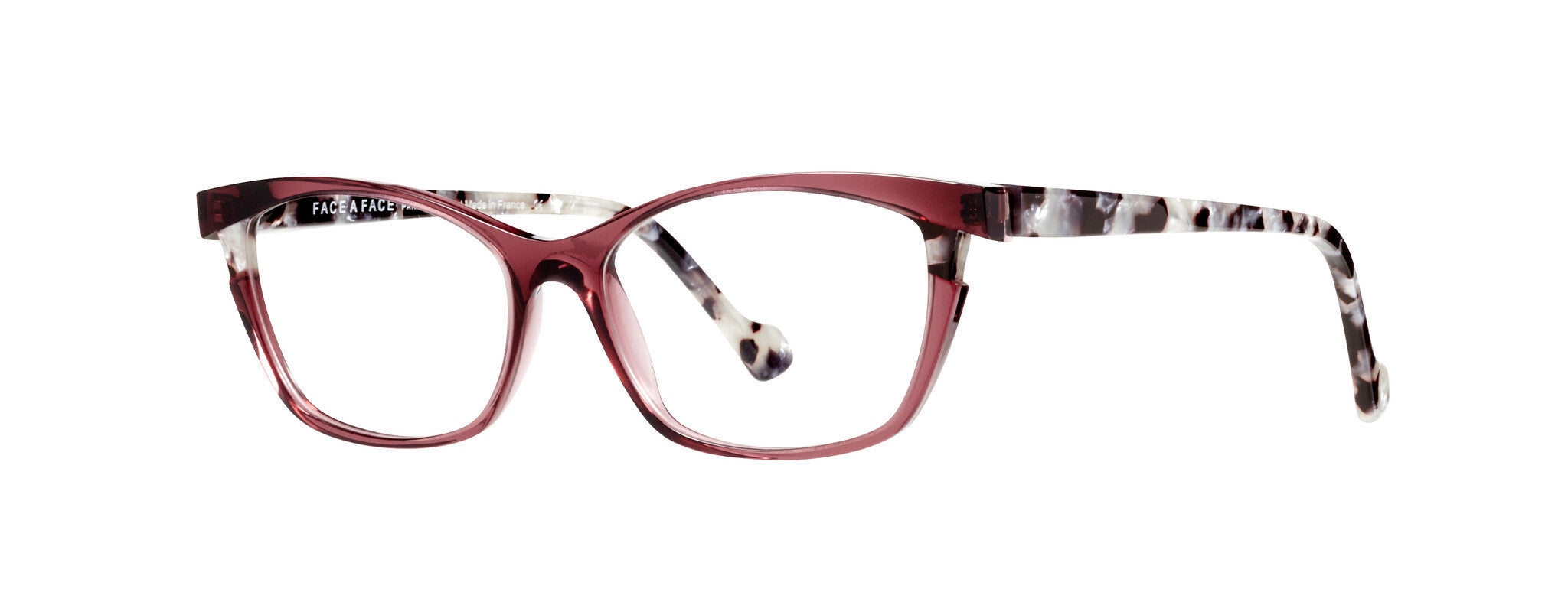 Face a Face BAHIA 2 Full Frame Ladies Eyeglasses, 0283 TRANSPARENT EGGPLANT