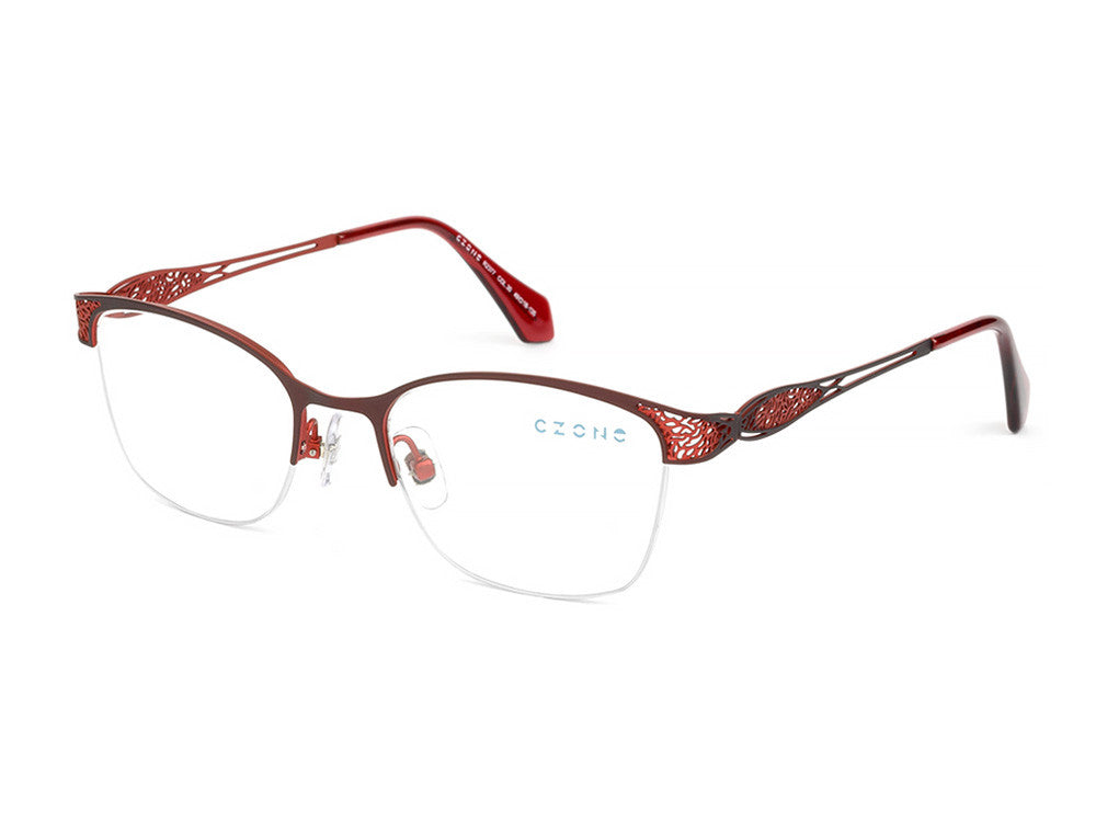 C-Zone R2377 Ladies Eyeglasses, C-30 Wine-Red