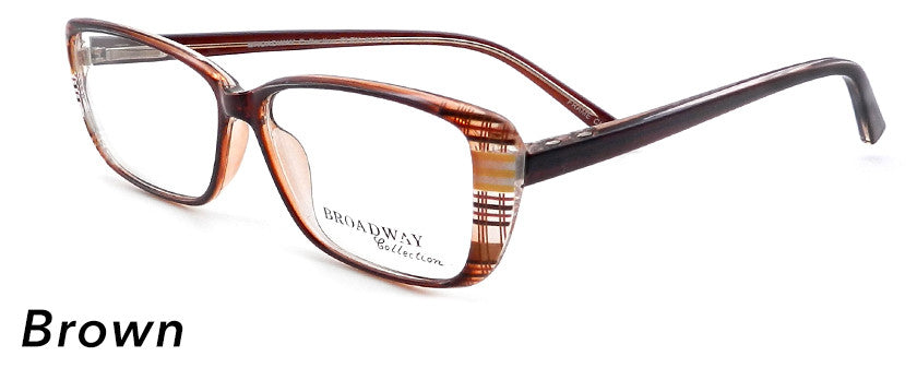 Smilen Eyewear Broadway Broadway Flex 13 Eyeglasses, Brown
