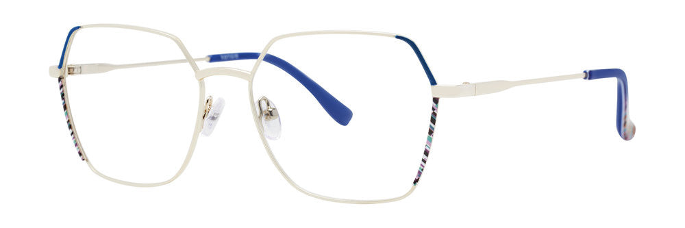 Kensie Eyewear Jazzy Full Frame Ladies Eyeglasses, Royal Ribbon