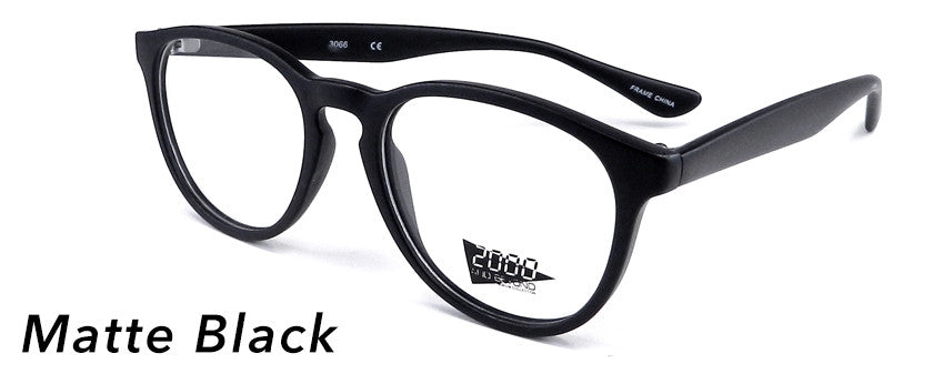 Smilen Eyewear 2000 & Beyond 2000 &amp; Beyond Matte 3066* Eyeglasses, Matte Black
