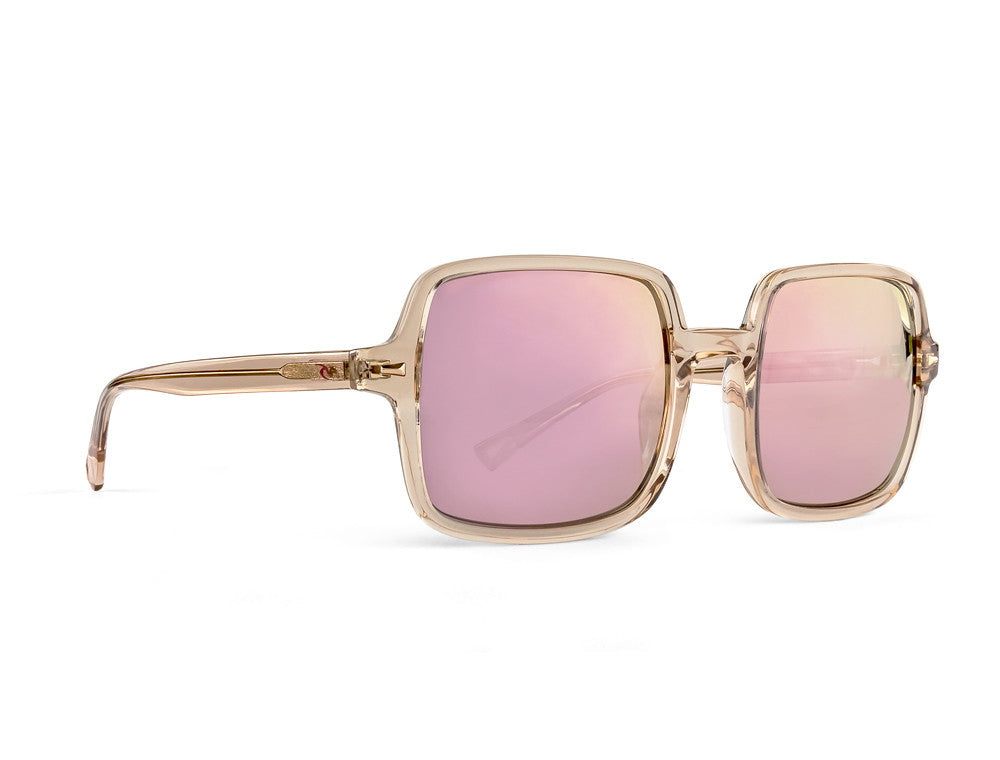 Rip Curl TAHITI Ladies Eyeglasses, C-1 Blush-Pink Mirrored
