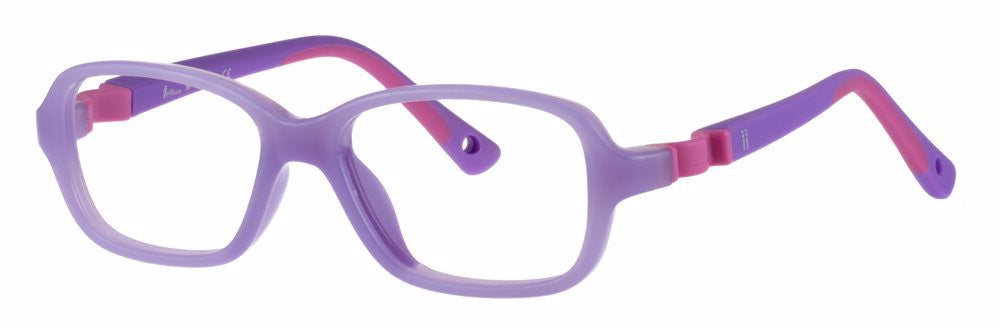 Indii Kids IN48-BUBBLE Kids Eyeglasses, C2 LTPURP-DKPURP IN48-C2 BUBBLE CRYSTAL LIGHT PURPLE-DARK PURPLE 42-12-117