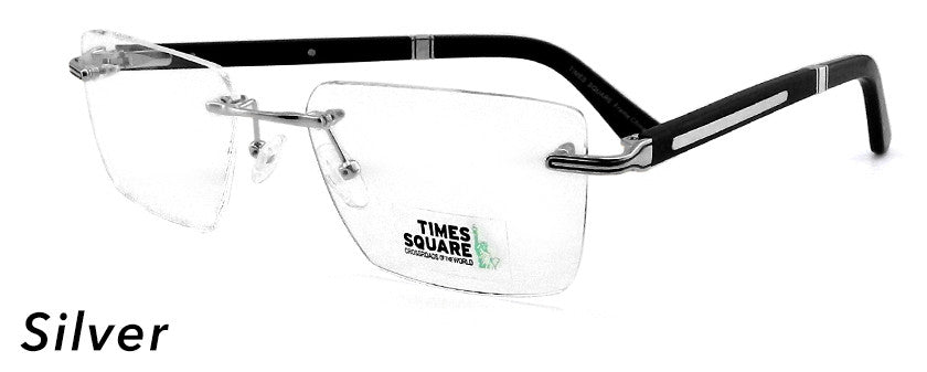 Smilen Eyewear Times Square Times Square Elegant 2** Eyeglasses, Silver