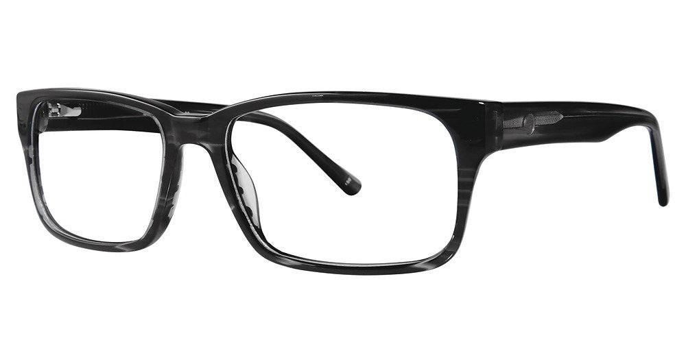 Stetson Eyewear Stetson XL 30 Full Frame Mens Eyeglasses, 194 Black Stripe
